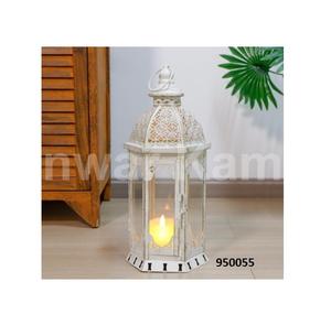 Bougeoir de lanterne de photophore en métal noir antique de conception unique décoratif pour la fête de mariage à la maison et les événements - Product Image 5