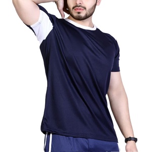 Camiseta de Gimnasio Personalizada OEM para Hombre, Ropa Deportiva, Camiseta de Trabajo con Paneles Lisos, Cómoda, de Manga Corta, Cuello Redondo, 2026 - Product Image 4