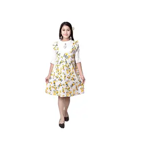 Light Weight Breathable Material Girls Clothing Casual Midi Dress Available at Bulk Selling Price