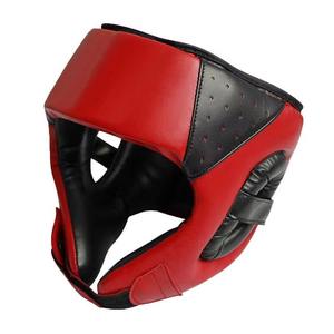 Casco de Boxeo de Cuero de Cara Completa con Logotipo Personalizado de Alta Calidad, Venta en Línea, Equipo de Entrenamiento de Seguridad con Protector de Cabeza, con Servicio OEM - Product Image 1