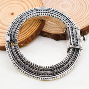 Handmade Best Quality Beaded <b>Bracelet</b> <b>Silver</b> Kada 925 Sterling <b>Silver</b> <b>Bracelet</b> Jewelry for Wholesale - Product Image 5