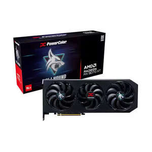 Nouvelle carte graphique PowerColors Radeon RX 9070 XT Hellhound 16 Go GDDR6 PCI-Express refroidie par ventilateur pour station de travail - Product Image 1