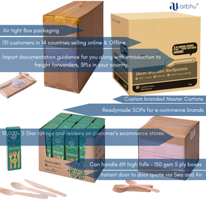 Cuillères en bois de bouleau naturel 140mm couverts biodégradables légers pour la restauration de desserts éco-événements pique-niques et service alimentaire - Product Image 4