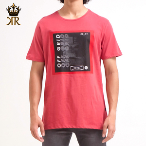 Camisetas de Manga Corta para Hombre, 100% Algodón, Tejido de Punto, Cuello Redondo, Estilo Vintage, Transpirables, Tallas Grandes, con Logotipo Personalizado - Product Image 1