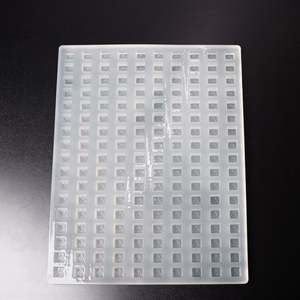 Square Candy Mold Bold maker Flexible <b>Silicone</b> Gummy Tray for Gummy Candy Manufacturers and Professional Confectioners - Product Image 2