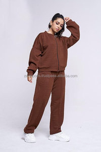 Survêtements de sport personnalisés de haute qualité 2025 pour femmes, nouveaux survêtements élégants avec logo personnalisé, survêtements professionnels pour femmes à fermeture éclair bon marché - Product Image 2