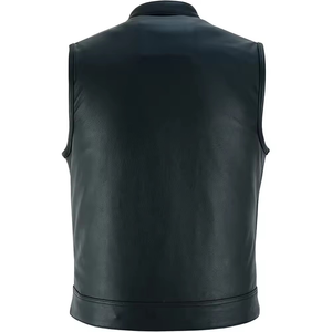 Gilet en cuir d'hiver pour homme - Fermeture à boutons en corne personnalisable, vêtement d'extérieur pour les cavaliers professionnels, longue durée, fabricant pakistanais - Product Image 4