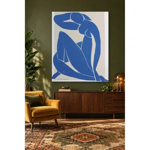 Impression sur toile découpée Fida Matisse Blue Nude - Product Image 3