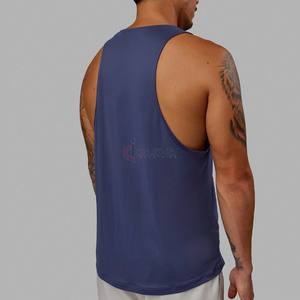 Camiseta sin mangas de secado rápido 100% poliéster chaleco para correr sin costuras transpirable gimnasio camiseta maratón Fitness ropa deportiva fabricante - Product Image 1