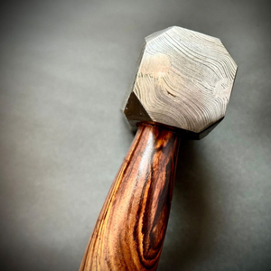 Damascus Steel <b>Hammer</b> Handmade New Design Professional with Wooden Handle Camping Use Hand Tool OEM DIY - Product Image 4