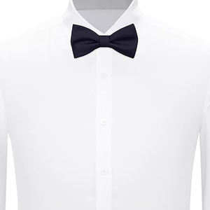 Mejor precio moda ajustable sólido hombres pajarita poliéster seda satén para bodas fiestas negocios para hombres boda corbatas - Product Image 3