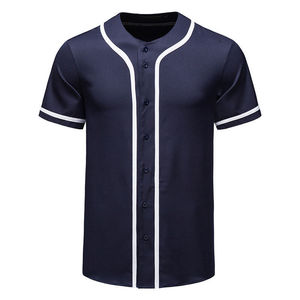 Maillots de baseball pour garçons sublimation de haute qualité avec logo personnalisé Maillot de softball et de baseball vierge de taille XL pour uniformes sportifs - Product Image 3