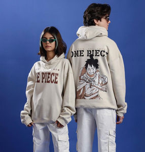 เสื้อฮู้ดโอเวอร์ไซส์ใส่สบายสำหรับทุกเพศชุดวอร์มลำลองพิมพ์ลายกราฟิก - Product Image 5