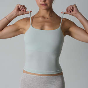 Prix de gros, débardeurs longs pour femmes, nouveaux, différentes couleurs, coton, basique, uni, débardeur pour femmes - Product Image 5