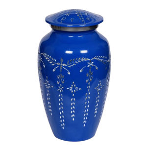 Classique grand adulte argent gravé crémation urne artisanale mémorial cendres enterrement Style américain fournitures funéraires - Product Image 2