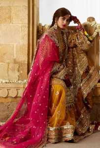 ชุดเดรสทางการสำหรับปาร์ตี้งานแต่งงานงานแฮนด์เมดชุดเดรสสไตล์อินเดียปากีสถาน - Product Image 4