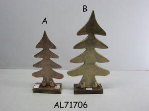 Décorations de Noël, étoile en métal avec base, objets décoratifs, décoration de table de salon - Product Image 6