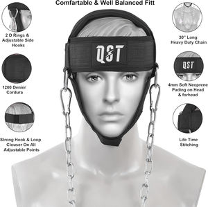 Fitness sécurité néoprène tête harnais respirant Compression formation Gym accessoire pour haltérophilie et entraînement de croissance musculaire - Product Image 2