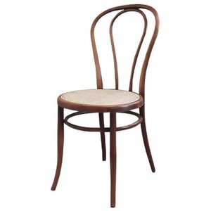 <b>Bentwood</b> <b>Chair</b> with Rattan Seat Brown Color - Modern Furniture Handmade Solid Wood From Indonesia Manufacture - Product Image 1