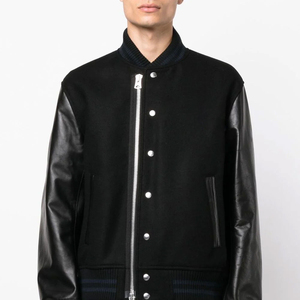 <b>Men's</b> Winter Plus Size Solid Color Versity <b>Jackets</b> Thick <b>Canvas</b> High Street Style Hot Sale New - Product Image 3