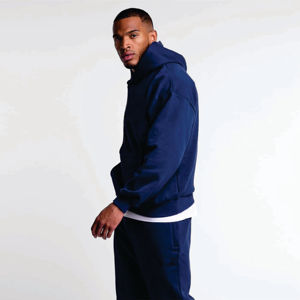 2025 dernière version luxe coton mélangé polyester à capuche avec poches tarifs les plus bas Satin doublé sweats à capuche pour hommes - Product Image 3