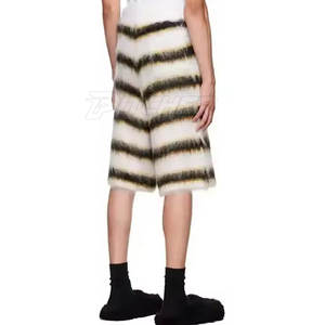 Pantalones cortos de lana ligeros de secado rápido ecológicos hechos a mano para hombre, informales, sólidos, de alta calidad para Boutique, ropa de alta moda - Product Image 4