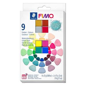 STAEDTLER Kit de Manualidades con Arcilla Fimo Effect Pearl MixMica, 10 Piezas - Product Image 1