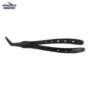 Pinzas de Retención Apical de Titanio Negro para Extracción Atraumática, Marca Personalizada, Extra Largas 46XL, Aprobadas por CE, Clase I - Product Image 1