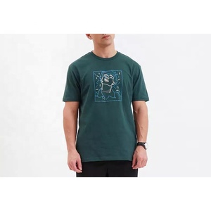 Vente en gros OEM Chemise homme lourde en coton T-shirt surdimensionné T-shirts manches courtes avec logo personnalisé T-shirts de haute qualité pour hommes - Product Image 5