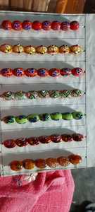 ลูกปัดแก้วสั่งทำได้มีขนาด6มม. พร้อมลวดลายและสีสดใสหลายสีให้เลือกเหมาะสำหรับการขายต่อ - Product Image 2