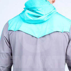 Chaqueta Cortavientos Impermeable con Capucha de Lona Personalizada de Nuevo Diseño, 100% Poliéster, con Cremallera, Precio Económico al por Mayor - Product Image 6