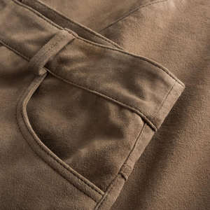 Jupe pour femme en cuir de vachette véritable, respirante, de qualité supérieure, personnalisable, vente chaude - Product Image 3