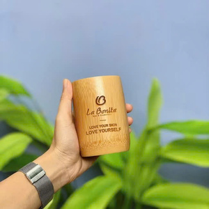 Eco Friendly Wholesale Natural Bamboo <b>Cups</b> Biodegradable <b>Reusable</b> Wooden Coffee Mugs Handmade Organic Bamboo Tea <b>Cups</b> - Product Image 1