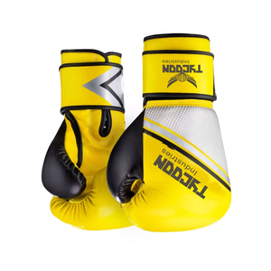 Profesional Fighting Leather Boxing Lion Print Heavy Bag Equipo de boxeo Entrenamiento personalizado Pu Guantes DE BOXEO - Product Image 2