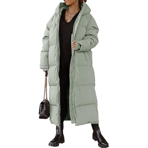 2025แจ็คเก็ตปักเป้าหนาแบบมีฮู้ดของผู้หญิงแจ็คเก็ตขนเป็ดแบบยาวสำหรับฤดูหนาวสินค้าขายดีแจ็คเก็ตขนเป็ดแบบเต็มตัวสำหรับผู้หญิง - Product Image 1