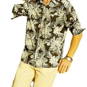 Wholesale Seasonal <b>Men</b> Women Slim Long Sleeve Dress Custom Designs Checked Plaid Printed <b>Hawaiian</b> <b>Shirts</b> Printed Party Clothes - Product Image 3