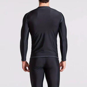 Nueva Camiseta de Compresión de Secado Rápido al por Mayor de Alta Calidad, Camiseta Deportiva de Manga Larga con Logotipo Personalizado para Gimnasio, Fitness, Culturismo, 220g, Unisex - Product Image 5