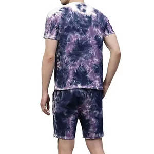 Conjuntos de pantalones cortos de lavado ácido para hombre, transpirables, duraderos, ropa de verano, ropa de moda, conjunto de pantalones cortos de lavado ácido para hombre - Product Image 3