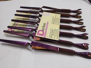 Pinza de uñas de Plasma púrpura, herramienta profesional de uñas de alta calidad, multifunción, de acero inoxidable, con logotipo personalizado, pinza acrílica para uñas - Product Image 2