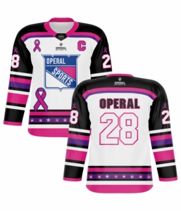 OPERAL 2024 Nouveau maillot personnalisé, uniforme de hockey sur glace réversible, design d'impression par transfert thermique, 100% polyester, unisexe - Product Image 2