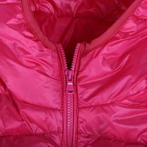 High-quality Recommend Simple <b>Guess</b> Puffer Jacket Shiny Women Stand Zipper Jacket Woven Print Pattern Puffer Jacket - Product Image 5