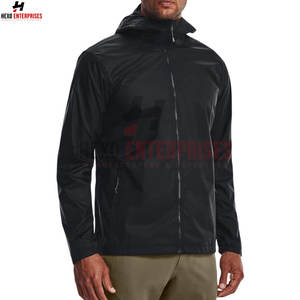 Veste de pluie coupe-vent imperméable de haute qualité avec fermeture à glissière à col montant pour l'hiver Produit de haute qualité à bas prix - Product Image 3