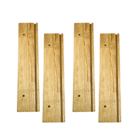 Paneles de cajón de madera maciza autoadhesivos duraderos y elegantes ajustables para soluciones de almacenamiento de cocina
