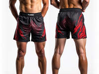 Shorts de combat MMA personnalisés en gros, sublimés, pour hommes, sans Gi, BJJ, grappling, kimono, léger, taille élastique, respirant, séchage rapide