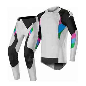 Combinaison de moto respirante Ensemble de combinaison de moto pour hommes Maillot de course et vêtements de moto Équipement de protection personnalisé Vente en gros d'usine - Product Image 5