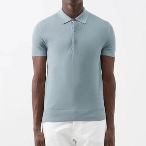 Polo d'affaires de loisirs personnalisé Logo Summer Short Sleeve T-Shirt Design personnalisé Golf Occasions Tissu - Product Image 6