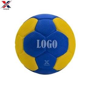 Ballon de handball professionnel de haute qualité, durable, couleurs personnalisées, pour l'entraînement en équipe, en caoutchouc épais laminé, pour l'extérieur, prix de gros - Product Image 5