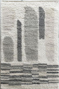 Prix usine tapis marocain de luxe noué à la main 100% laine naturelle colorée écologique à la main coupe Pile Technique pour la maison - Product Image 4