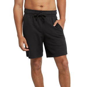 Pantalones cortos de algodón con logotipo bordado personalizado para hombre, pantalones cortos de punto para correr, pantalones cortos Cargo con estampado de hojaldre, pantalones cortos deportivos informales de verano para hombre - Product Image 5