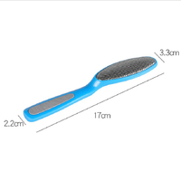 Éliminateur de callosités de pieds en acier inoxydable 304, outil de pédicure de haute qualité, avec poignée à poignée souple rose et noire